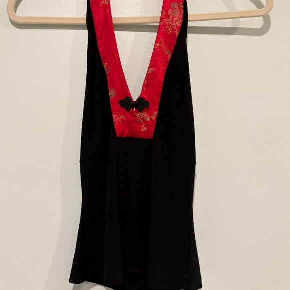 Forever 21 Tops - Chinese Brocade Inspired Halter Top - Size XS/S